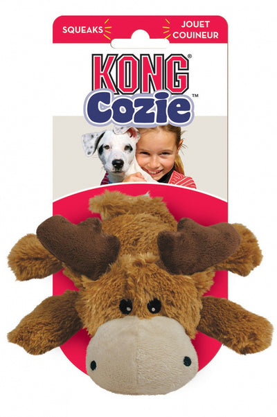 KONG Marvin Moose Cozie Plush Dog Toy - Mr Mochas Pet Supplies