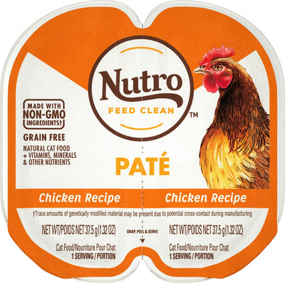 Nutro Perfect Portions Grain-Free Chicken Recipe Cat Food Trays - Mr Mochas Pet Supplies