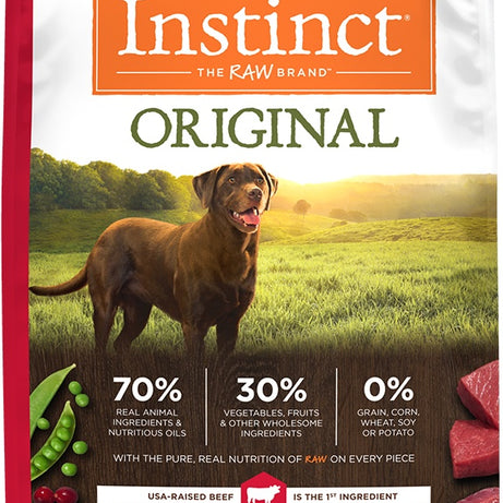 Instinct Original Grain Free Recipe with Real Beef Natural Dry Dog Food - Mr Mochas Pet Supplies