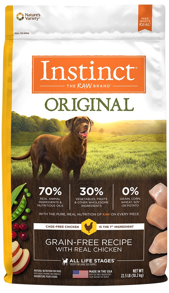 Instinct Original Grain Free Recipe with Real Chicken Natural Dry Dog Food - Mr Mochas Pet Supplies