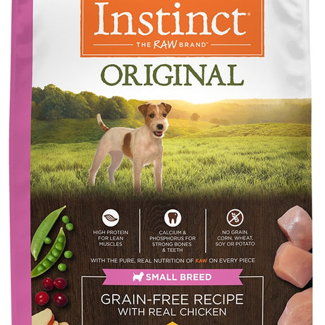 Instinct Original Small Breed Grain Free Recipe with Real Chicken Natural Dry Dog Food - Mr Mochas Pet Supplies