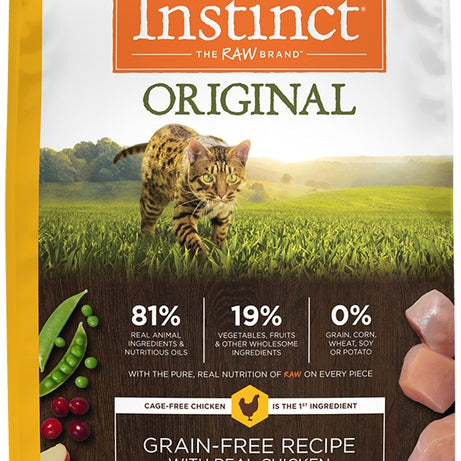 Instinct Original Grain Free Recipe with Real Chicken Natural Dry Cat Food - Mr Mochas Pet Supplies