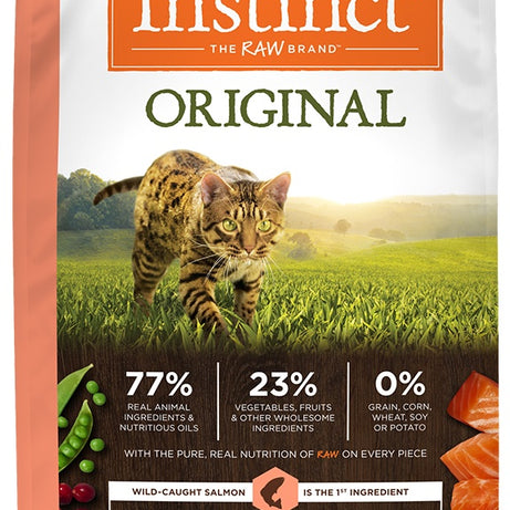 Instinct Original Grain Free Recipe with Real Salmon Natural Dry Cat Food - Mr Mochas Pet Supplies