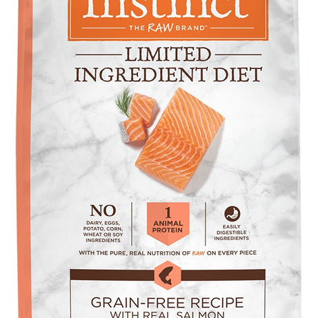 Instinct Limited Ingredient Adult Diet Grain Free Real Salmon Recipe Natural Dry Dog Food - Mr Mochas Pet Supplies