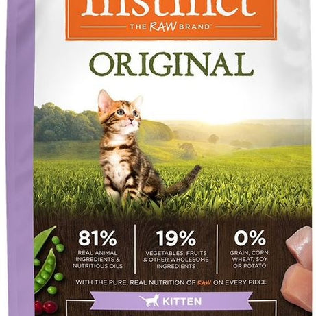 Instinct Original Kitten Grain Free Recipe with Real Chicken Natural Dry Cat Food - Mr Mochas Pet Supplies