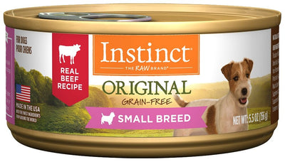 Instinct Small Breed Grain Free Real Beef Recipe Natural Canned Dog Food - Mr Mochas Pet Supplies