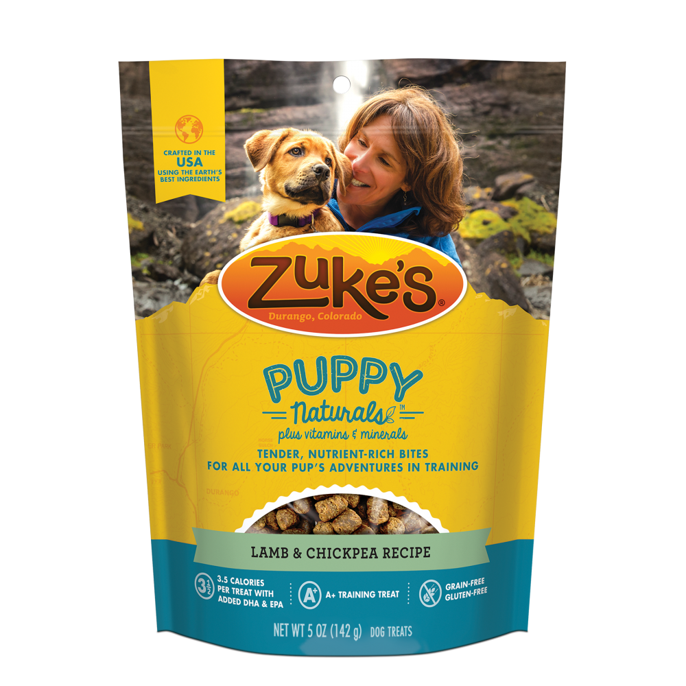 Zukes Puppy Naturals Grain Free Lamb and Chickpea Dog Treats - Mr Mochas Pet Supplies