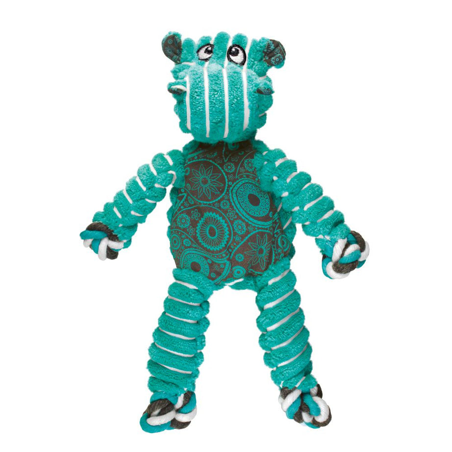 KONG Floppy Knots Hippo Dog Toy - Mr Mochas Pet Supplies