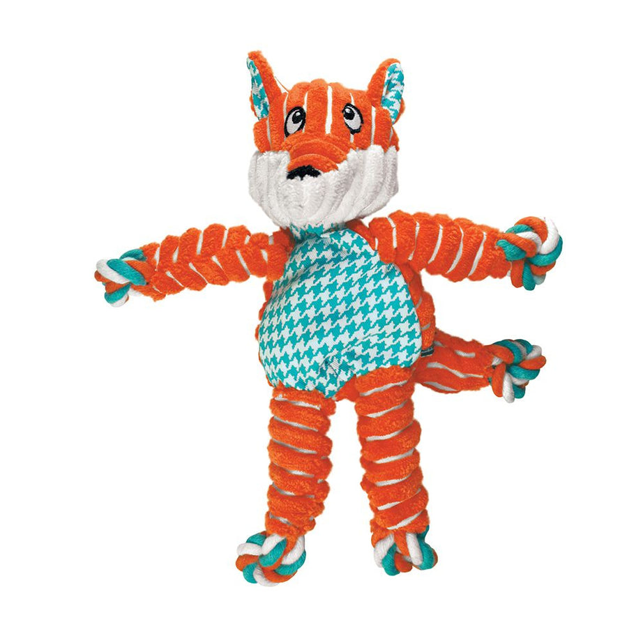 KONG Floppy Knots Fox Dog Toy - Mr Mochas Pet Supplies