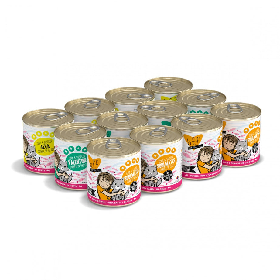 Weruva BFF Grain Free Big Feline Feast Canned Cat Food Variety Pack - Mr Mochas Pet Supplies