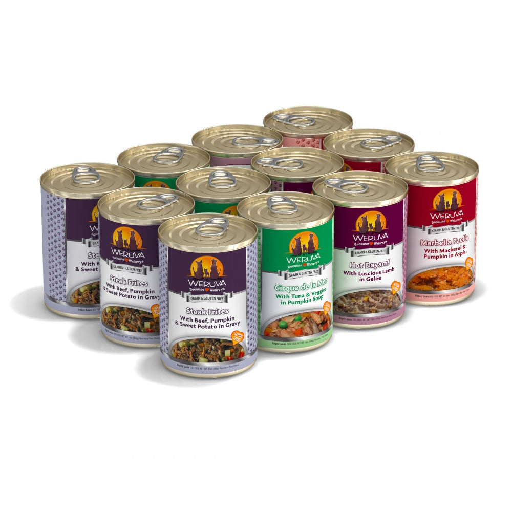 Weruva Classic Chicken Free, Just 4 Me Canned Dog Food Variety Pack - Mr Mochas Pet Supplies
