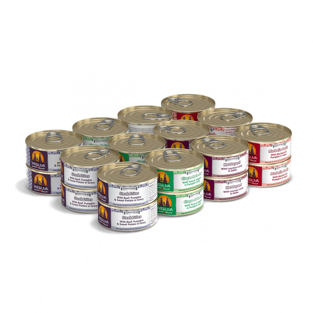 Weruva Classic Chicken Free, Just 4 Me Canned Dog Food Variety Pack - Mr Mochas Pet Supplies