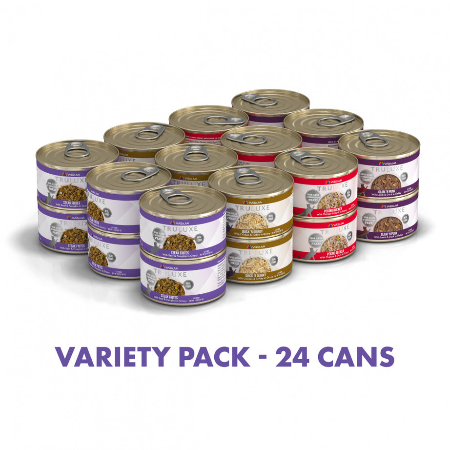 Weruva TruLuxe Grain Free TruTurf Canned Cat Food Variety Pack - Mr Mochas Pet Supplies