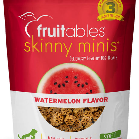 Fruitables Skinny Minis Chewy Watermelon Dog Treats - Mr Mochas Pet Supplies