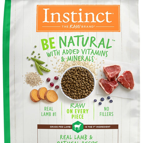 Instinct Be Natural Lamb & Oatmeal Recipe Dry Dog Food - Mr Mochas Pet Supplies