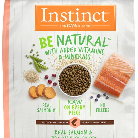 Instinct Be Natural Salmon & Brown Rice Recipe Dry Dog Food - Mr Mochas Pet Supplies