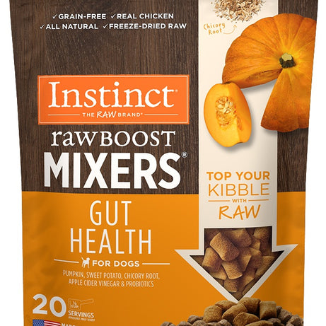 Instinct Grain Free Freeze Dried Raw Boost Mixers Gut Health Recipe Dog Food Topper - Mr Mochas Pet Supplies