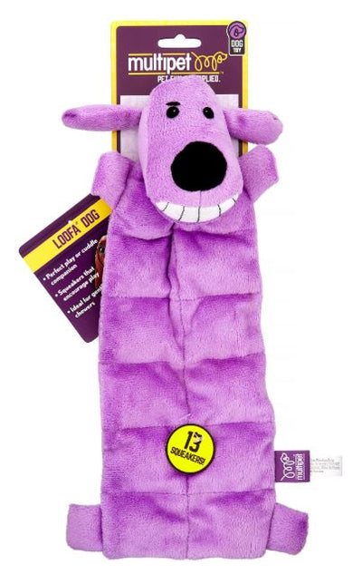 Multipet Loofa Squeaker Mat Dog Toy - Mr Mochas Pet Supplies