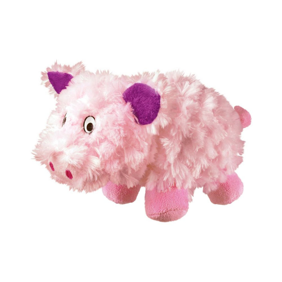 KONG Barnyard Cruncheez Pig Plush Dog Toy - Mr Mochas Pet Supplies