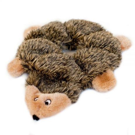 ZippyPaws Loopy Hedgehog Squeaky Plush Dog Toy - Mr Mochas Pet Supplies