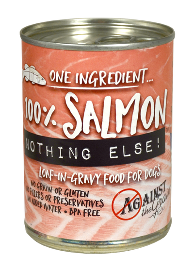Against the Grain Nothing Else Grain Free One Ingredient 100% Salmon Canned Dog Food - Mr Mochas Pet Supplies