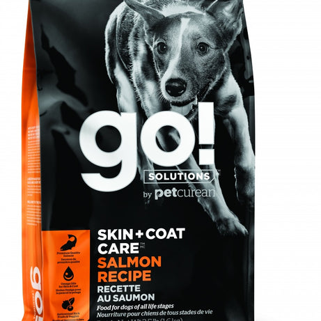 Petcurean Go! Solutions Skin + Coat Care Salmon Recipe Dry Dog Food - Mr Mochas Pet Supplies