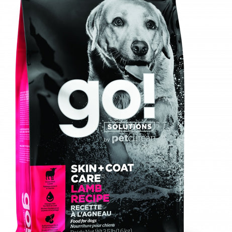 Petcurean Go! Solutions Skin + Coat Care Lamb Recipe Dry Dog Food - Mr Mochas Pet Supplies