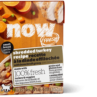 Petcurean NOW! Fresh Grain Free Small Breed Shredded Turkey Recipe Wet Dog Food - Mr Mochas Pet Supplies