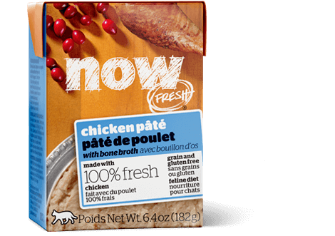 Petcurean NOW! Fresh Grain Free Chicken Pate with Bone Broth Wet Cat Food - Mr Mochas Pet Supplies