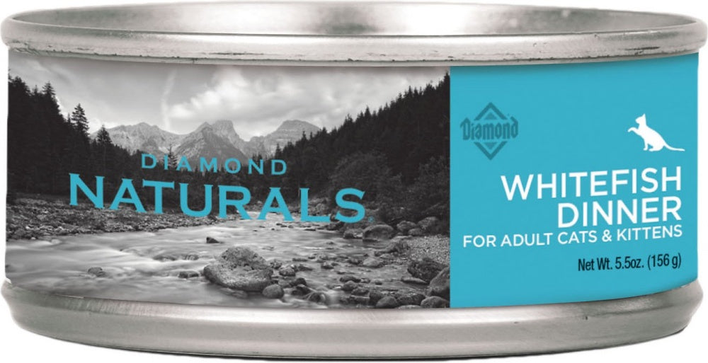 Diamond Naturals Whitefish Dinner Adult & Kitten Formula Canned Cat Food - Mr Mochas Pet Supplies
