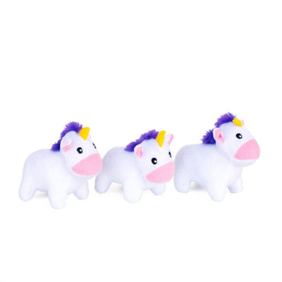 ZippyPaws Zippy Burrow Unicorns Rainbow Puzzle Dog Toy - Mr Mochas Pet Supplies
