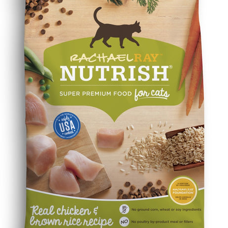 Rachael Ray Nutrish Natural Chicken & Brown Rice Recipe Dry Cat Food - Mr Mochas Pet Supplies