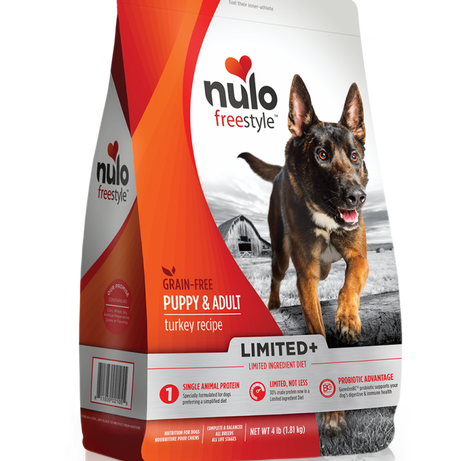 Nulo FreeStyle Limited+ Grain Free Turkey Recipe Puppy & Adult Dry Dog Food - Mr Mochas Pet Supplies