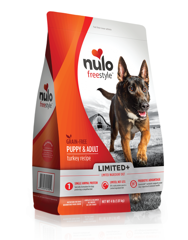Nulo FreeStyle Limited+ Grain Free Turkey Recipe Puppy & Adult Dry Dog Food - Mr Mochas Pet Supplies