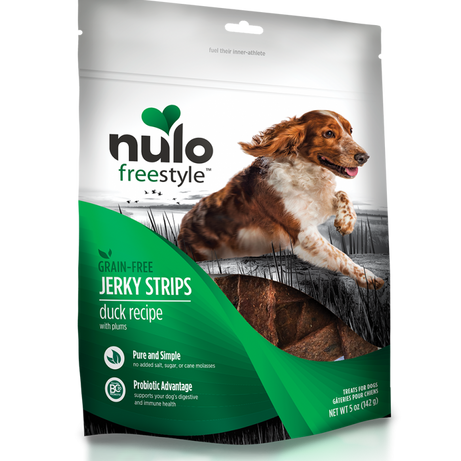 Nulo Freestyle Grain Free Duck & Plum Recipe Jerky Dog Treats - Mr Mochas Pet Supplies