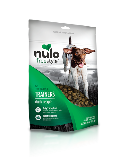 Nulo Freestyle Trainers Grain Free Duck Dog Treats - Mr Mochas Pet Supplies