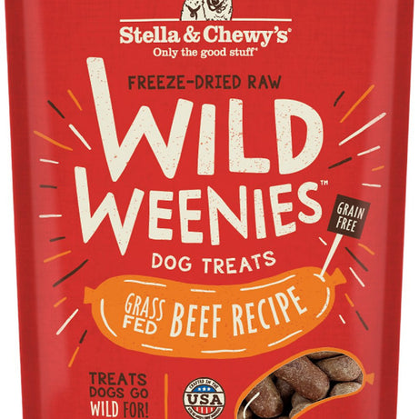 Stella & Chewy's Wild Weenies Raw Beef Freeze Dried Raw Dog Treats - Mr Mochas Pet Supplies