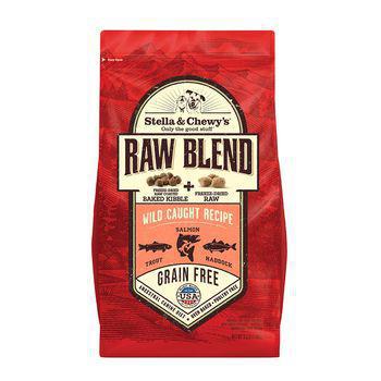 Stella & Chewy's Dog Dry Raw Blend GF Wild Caught Trout, Salmon & Haddock 22# - Mr Mochas Pet Supplies