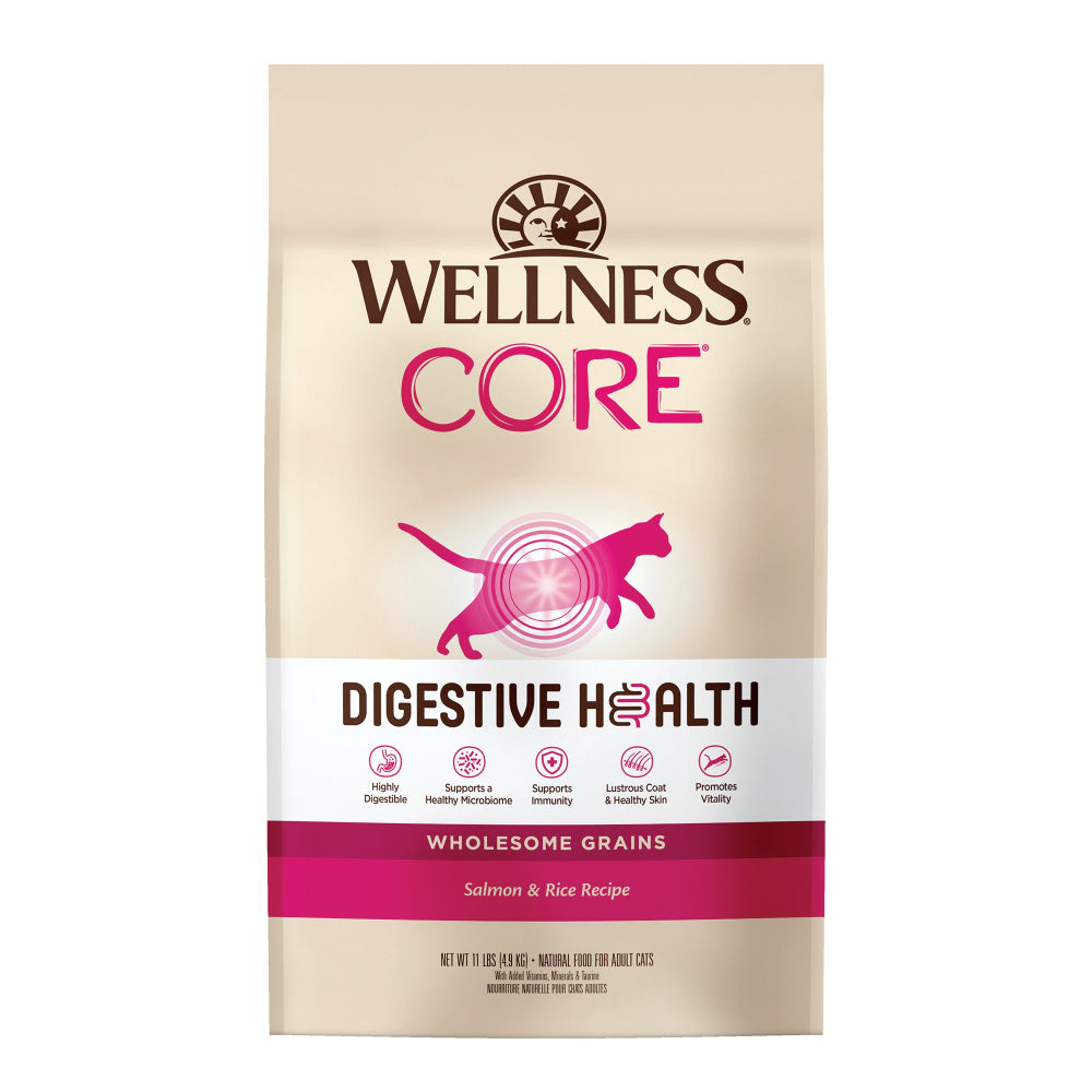Wellness Core Digestive Health Salmon Recipe Dry Cat Food - Mr Mochas Pet Supplies