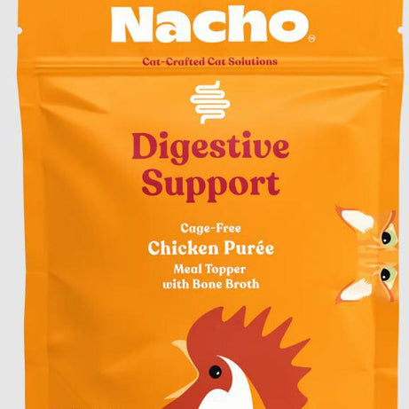 Nacho Digestive Support Chicken Meal Top with Bone Broth Pouch 1.4oz