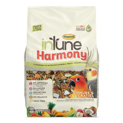 Higgins inTune Harmony Conure & Cockatiel Food - Mr Mochas Pet Supplies