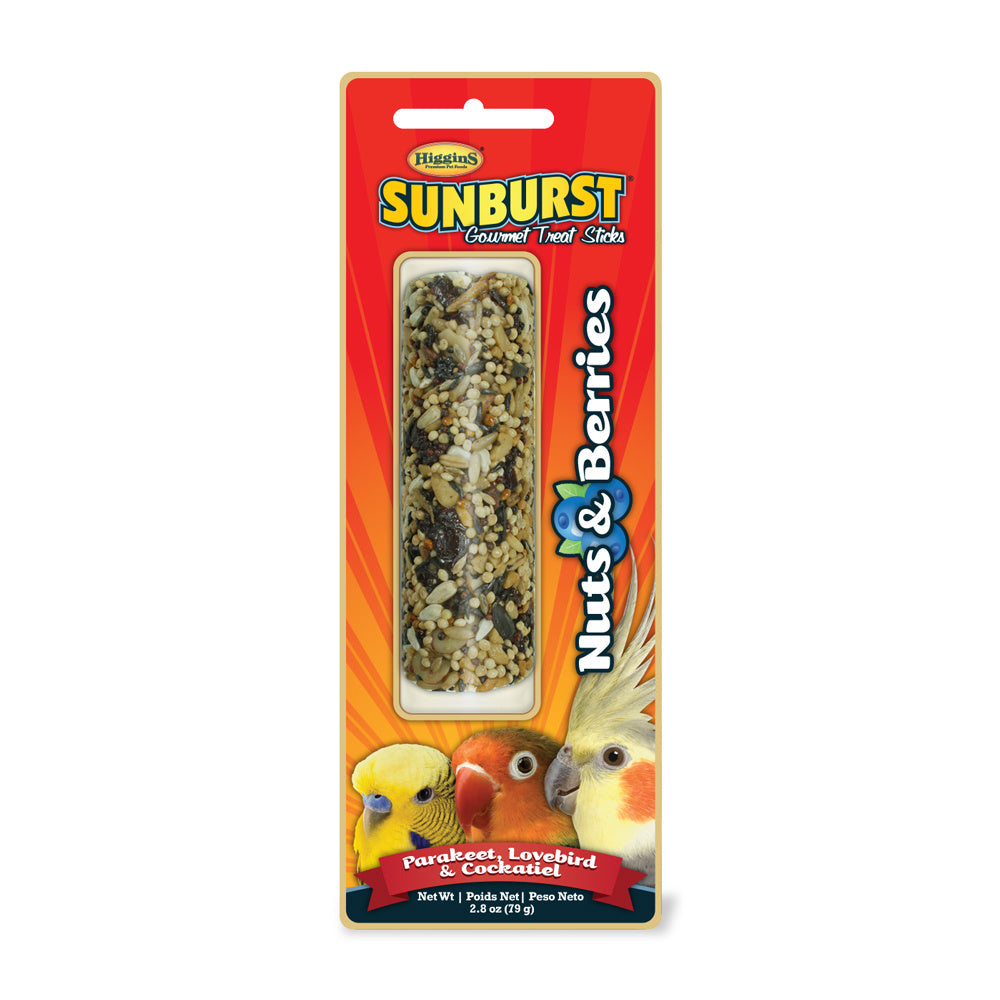 Higgins Sunburst Gourmet Treat Sticks Nuts & Berries - Mr Mochas Pet Supplies