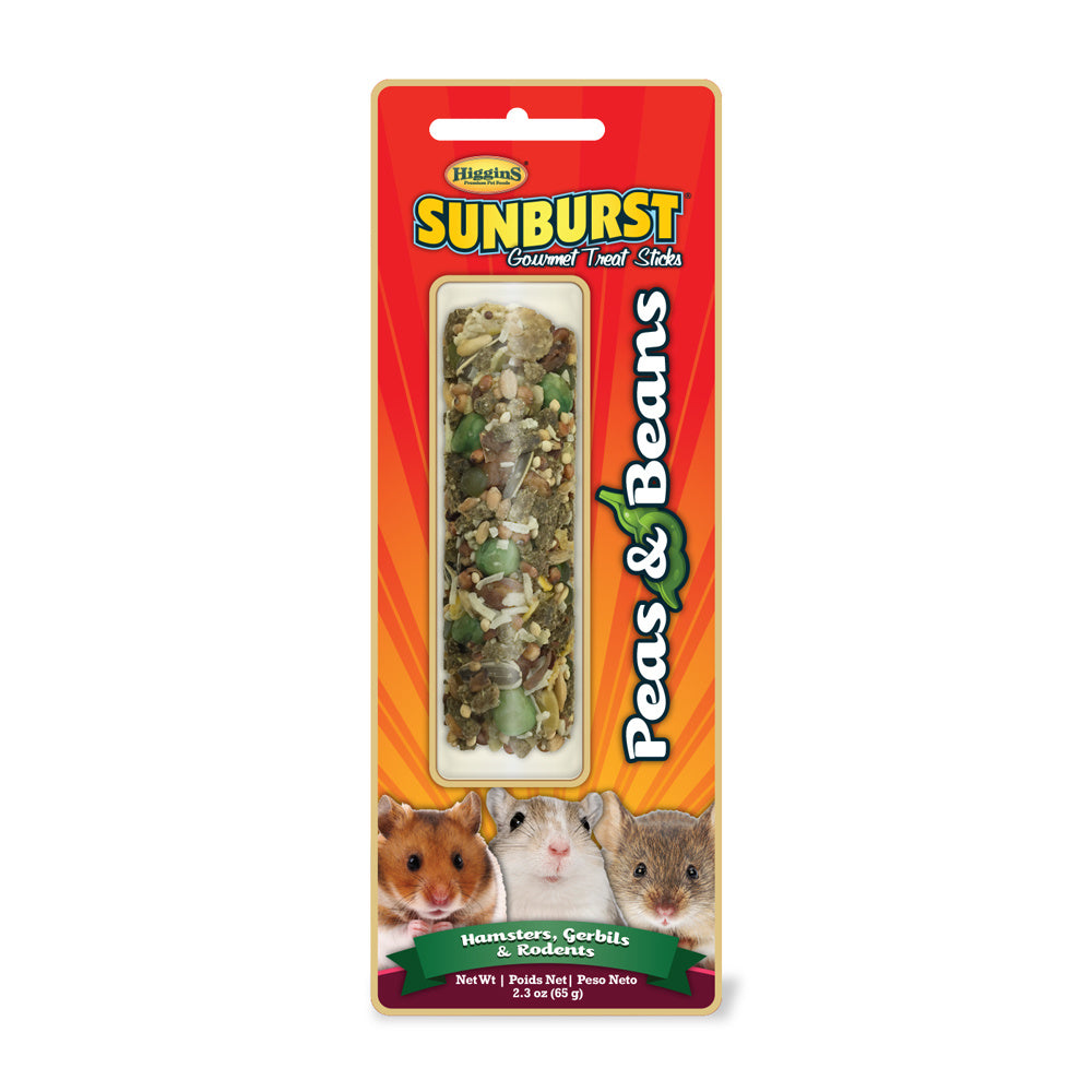 Higgins Sunburst Gourmet Treat Sticks Peas & Beans - Mr Mochas Pet Supplies