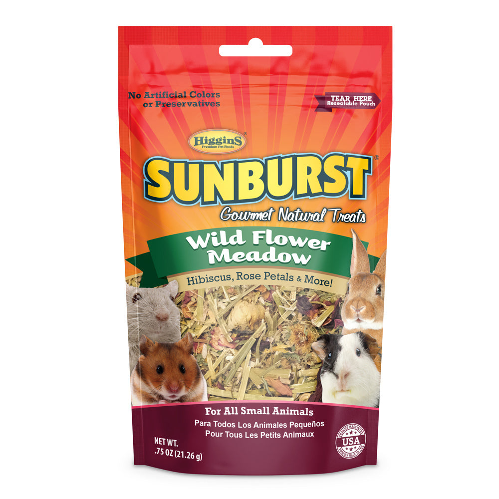 Higgins Sunburst Gourmet Treats Wild Flower Meadow - Mr Mochas Pet Supplies