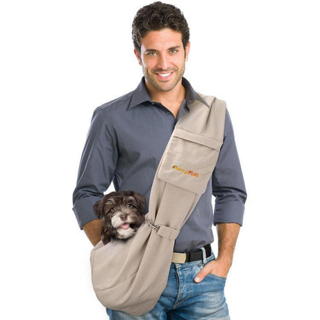 FURRY FIDO ADJUSTABLE POCKET PET SLING CARRIER - Mr Mochas Pet Supplies