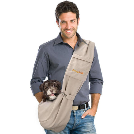 FURRY FIDO ADJUSTABLE POCKET PET SLING CARRIER - Mr Mochas Pet Supplies