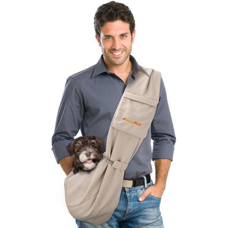 FURRY FIDO ADJUSTABLE POCKET PET SLING CARRIER - Mr Mochas Pet Supplies