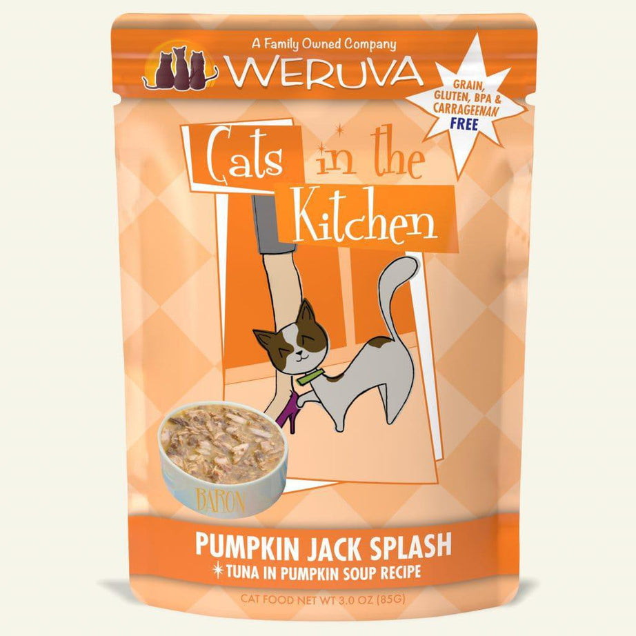 Weruva CITK Pouch GF Tuna & Pumpkin - Jack Splash 3 oz - Mr Mochas Pet Supplies