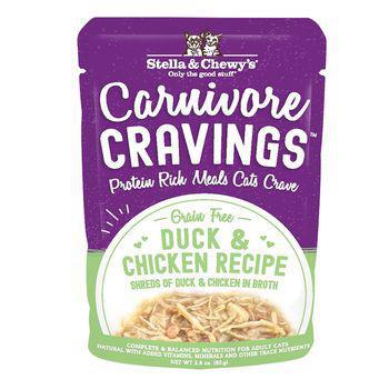 Stella & Chewy's Cat Carnivore Crav Duck Chicken 2.8 Oz - Mr Mochas Pet Supplies
