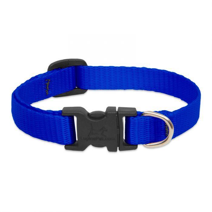Lupine Collar 10-16 Adj Blue